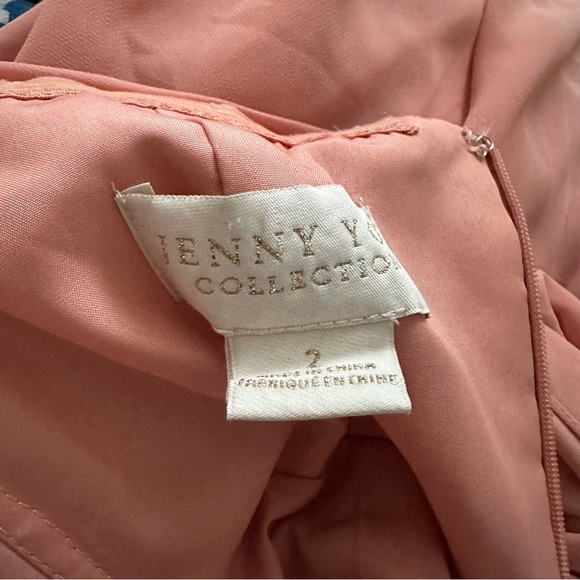 Jenny Yoo Annabelle Bridesmaid Dress in Begonia Pink sz 2 - Picture 9 of 11